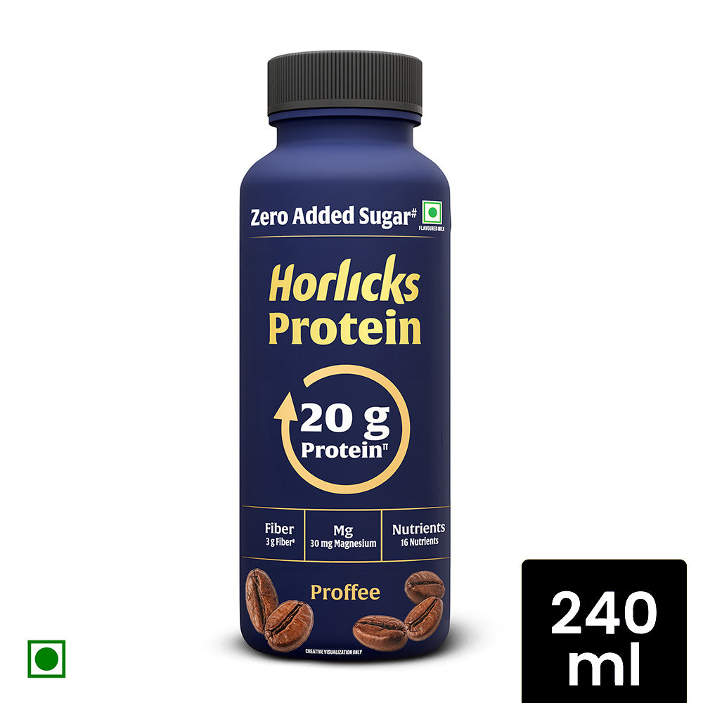 Horlicks Protein Milkshake - Box of 12 - 20g Protein - 4 Flavours