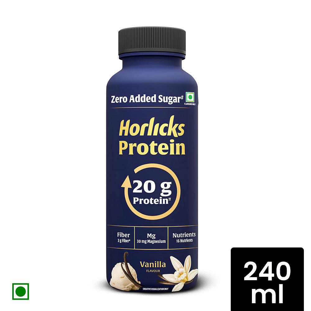 Horlicks Protein Milkshake - Box of 12 - 20g Protein - 4 Flavours