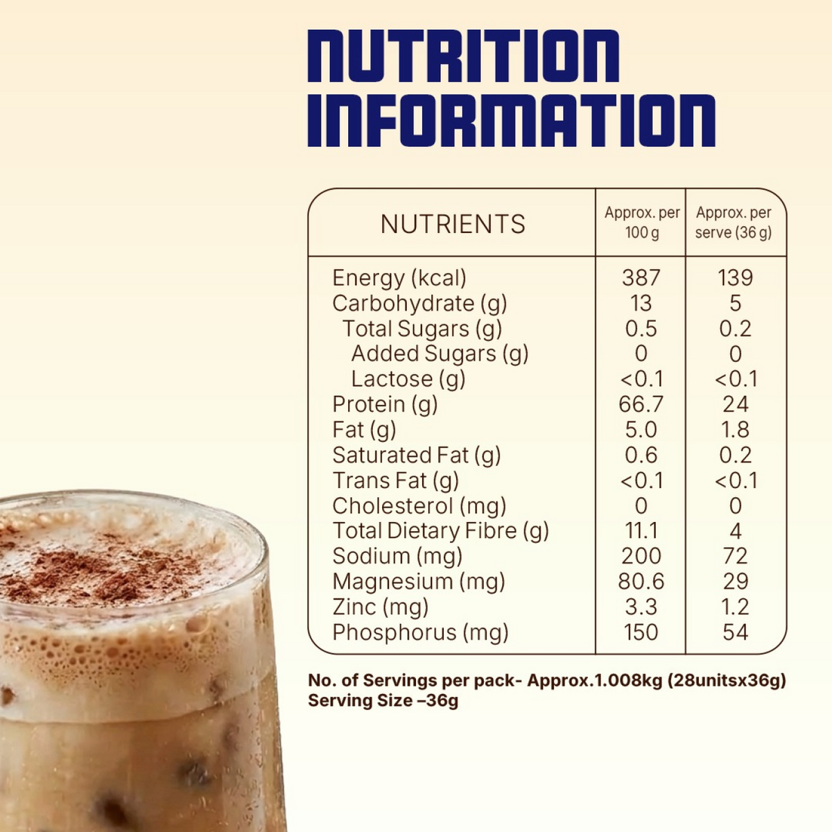 Horlicks Protein Powder 1kg with 28 sachets | Coffee Flavour