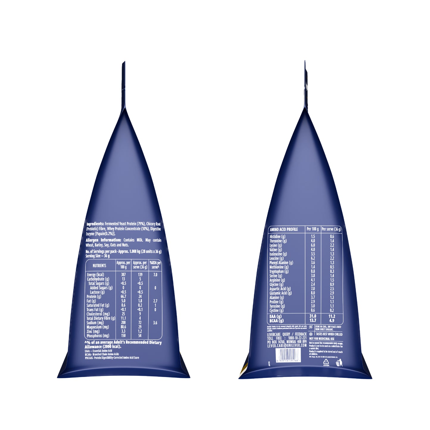 Horlicks Protein Powder 1kg Pack of 2 | Unflavoured
