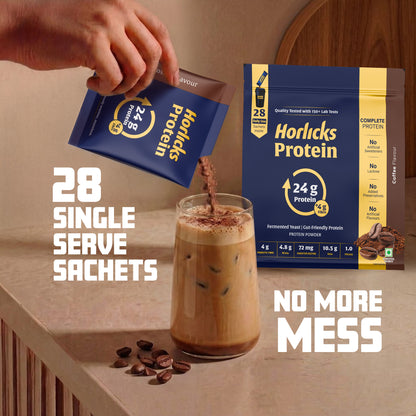Horlicks Protein Powder 1kg with 28 sachets | Coffee Flavour