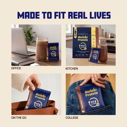 Horlicks Protein Powder 1kg with 28 sachets | Coffee Flavour