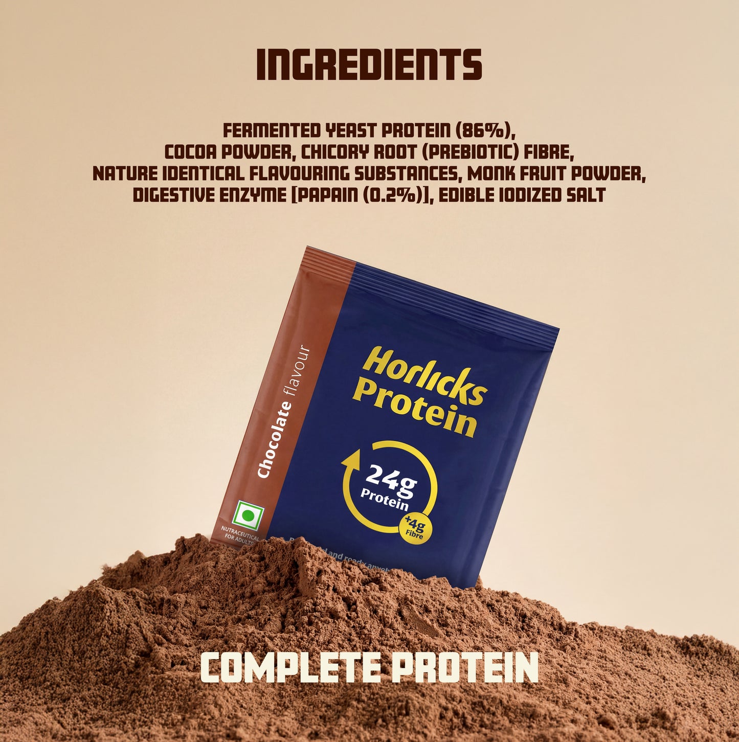 Horlicks Protein Powder 1kg with 28 sachets | Coffee Flavour