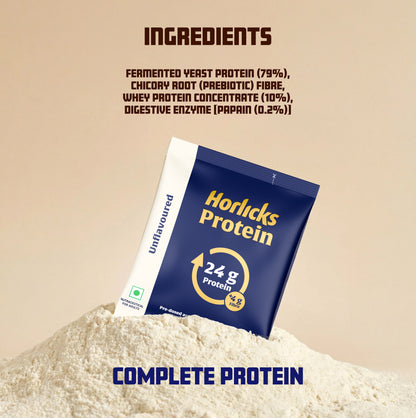 Horlicks Protein Powder 1kg with 28 sachets | Unflavoured